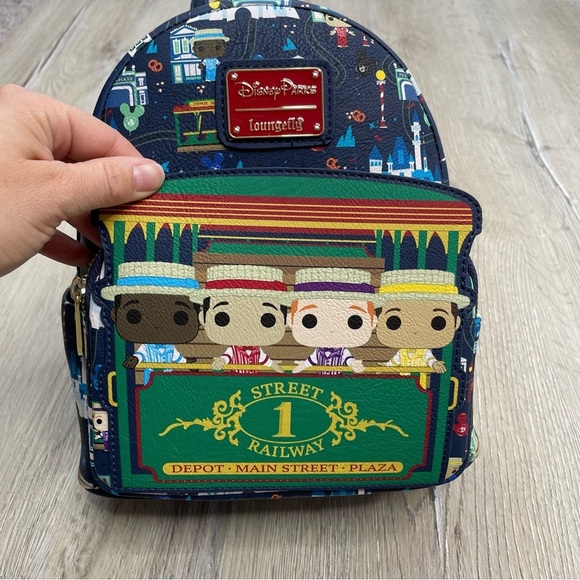 Disney Loungefly Dapper Dans Backpack - Picture 4 of 9